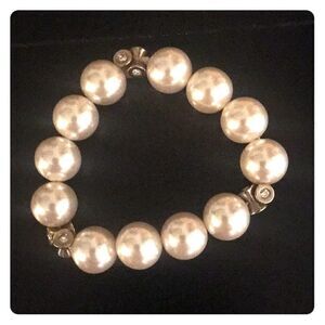Jcrew pearl and crystal bracelet